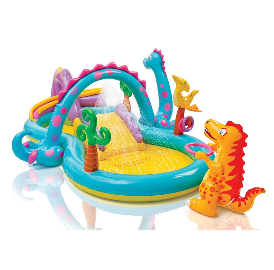 Pool & badbassäng - Intex Dinoland lekcenter 302x229x112cm - 57135