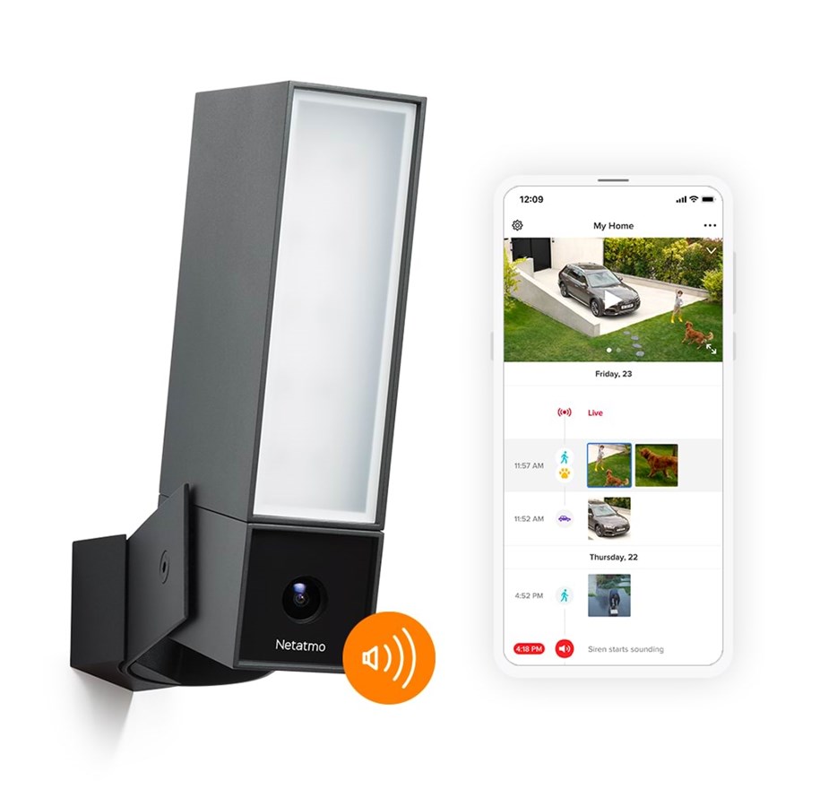 Smarta Hem - Netatmo Presence Smart Utomhuskamera med siren - NOC-S-EC