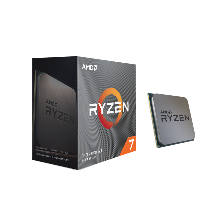 CPU - AMD Ryzen 7 3800XT CPU - 8 kärnor - 3.9 GHz - AMD AM4 - AMD Boxed (utan kylare) - 100-100000279WOF