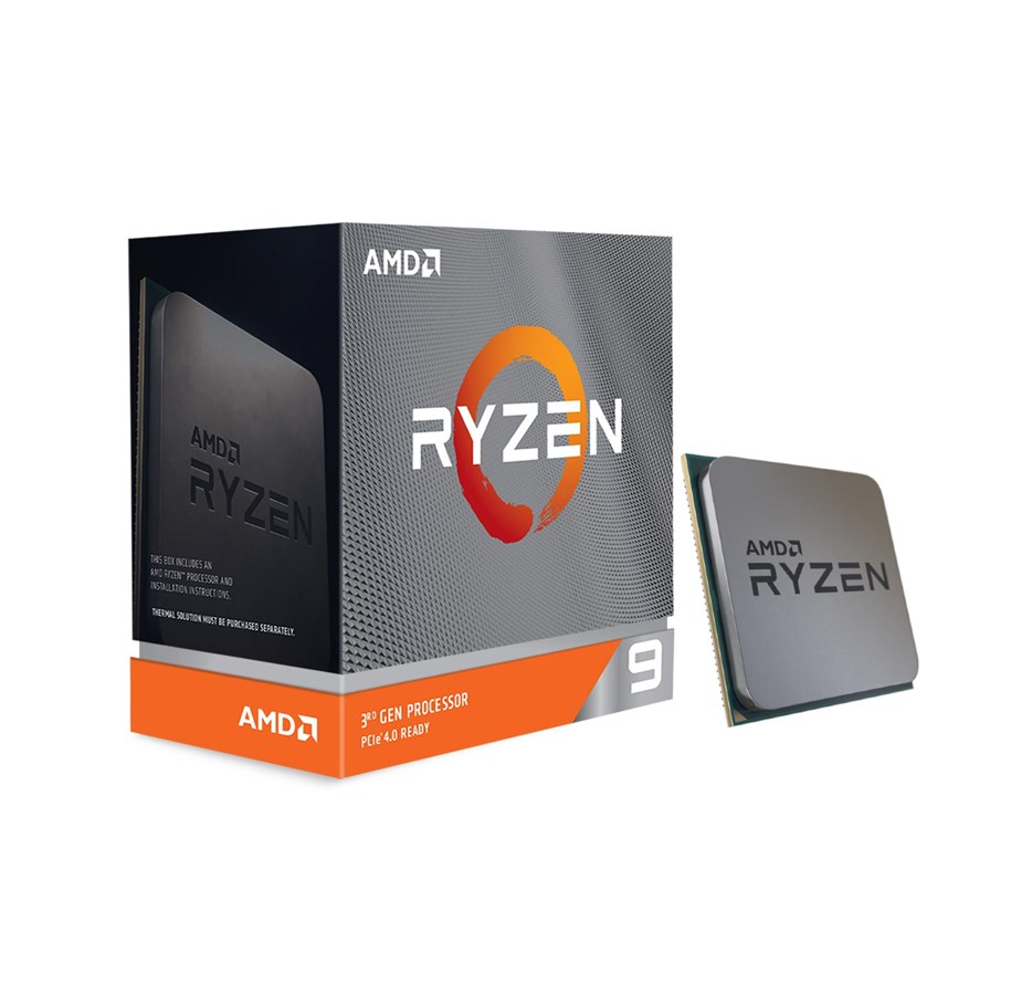 CPU - AMD Ryzen 9 3900XT CPU - 12 kärnor - 3.8 GHz - AMD AM4 - AMD Boxed (utan kylare) - 100-100000277WOF