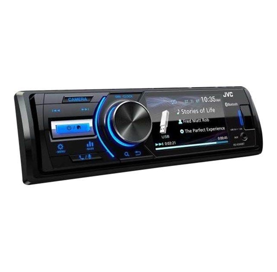 Car stereo - JVC KD-X560BT - digital receiver - display 3" - in-dash unit - Full-DIN - KD-X560BT