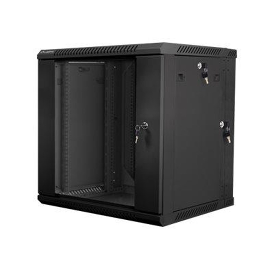 Rack chassis - Lanberg WF02-6612-10B - 12U - Wall Mount Rack Cabinet - WF02-6612-10B