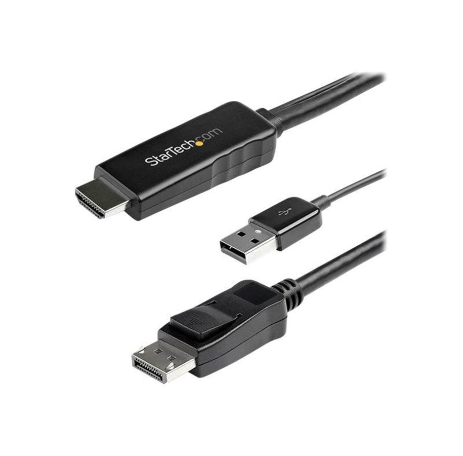 Displaykabel - StarTech.com 2 m (6.6 ft.) HDMI to DisplayPort Cable - 4K 30Hz - video cable - DisplayPort / HDMI - 2 m - HD2DPMM2M
