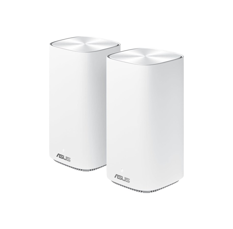 Nätverk - Router - ASUS ZenWiFi AC Mini (CD6) (2-pack) White AC1500 - Mesh router Wi-Fi 5 - 90IG05S0-BO9410