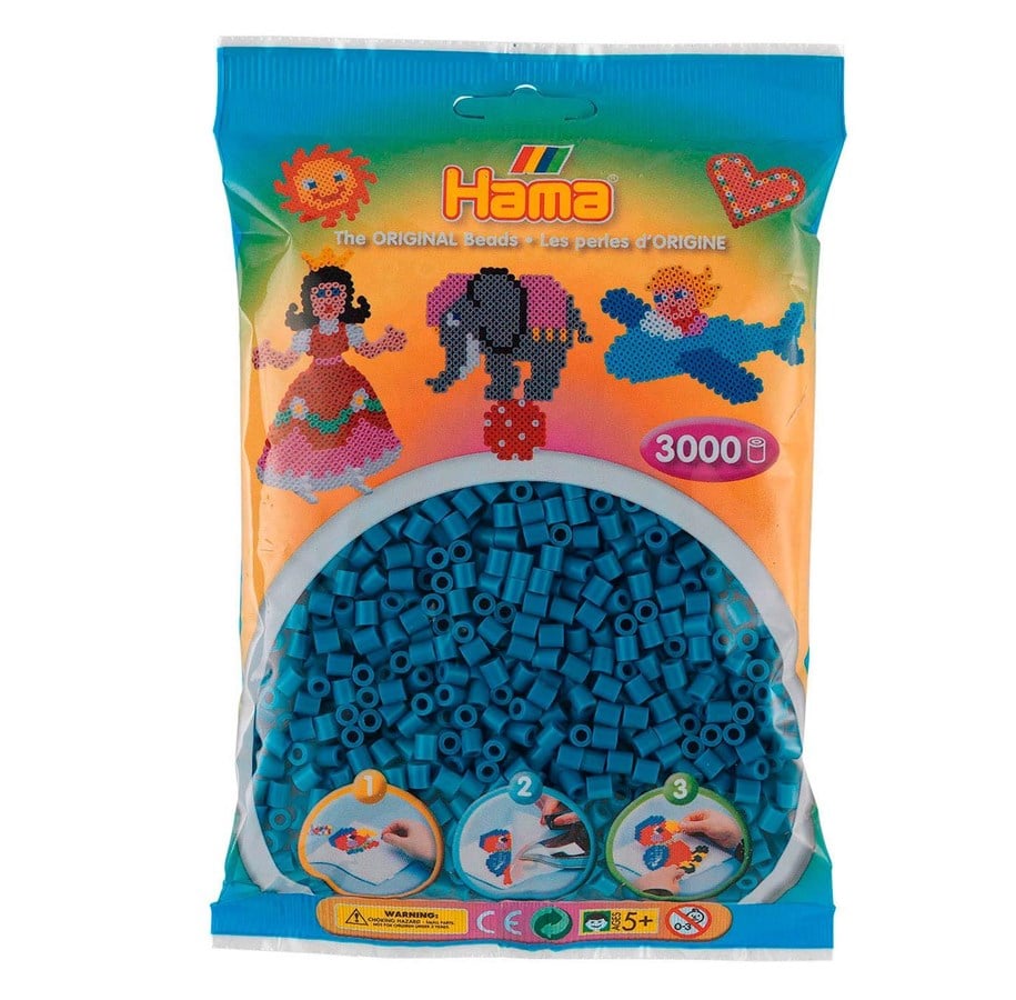 Kreativa spel - Hama Beads - Blue 3000 pcs - 201-83