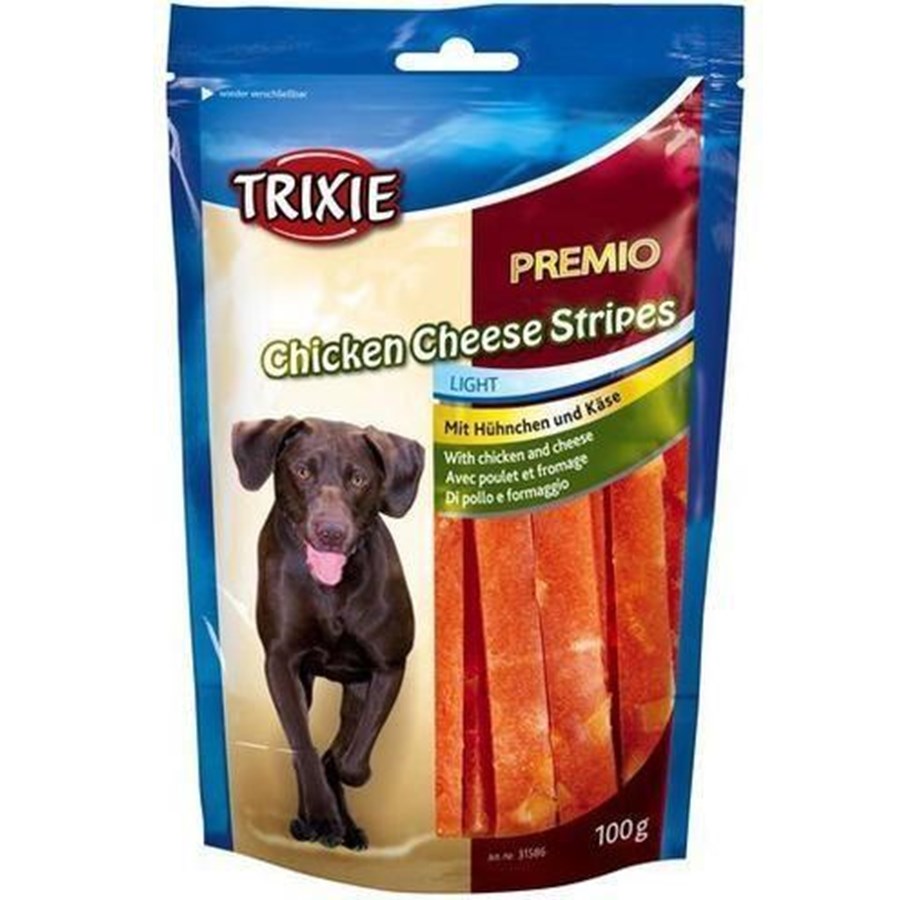 Hundar - Trixie Snacki Premio kyllingestrimler 100g - TX-31586