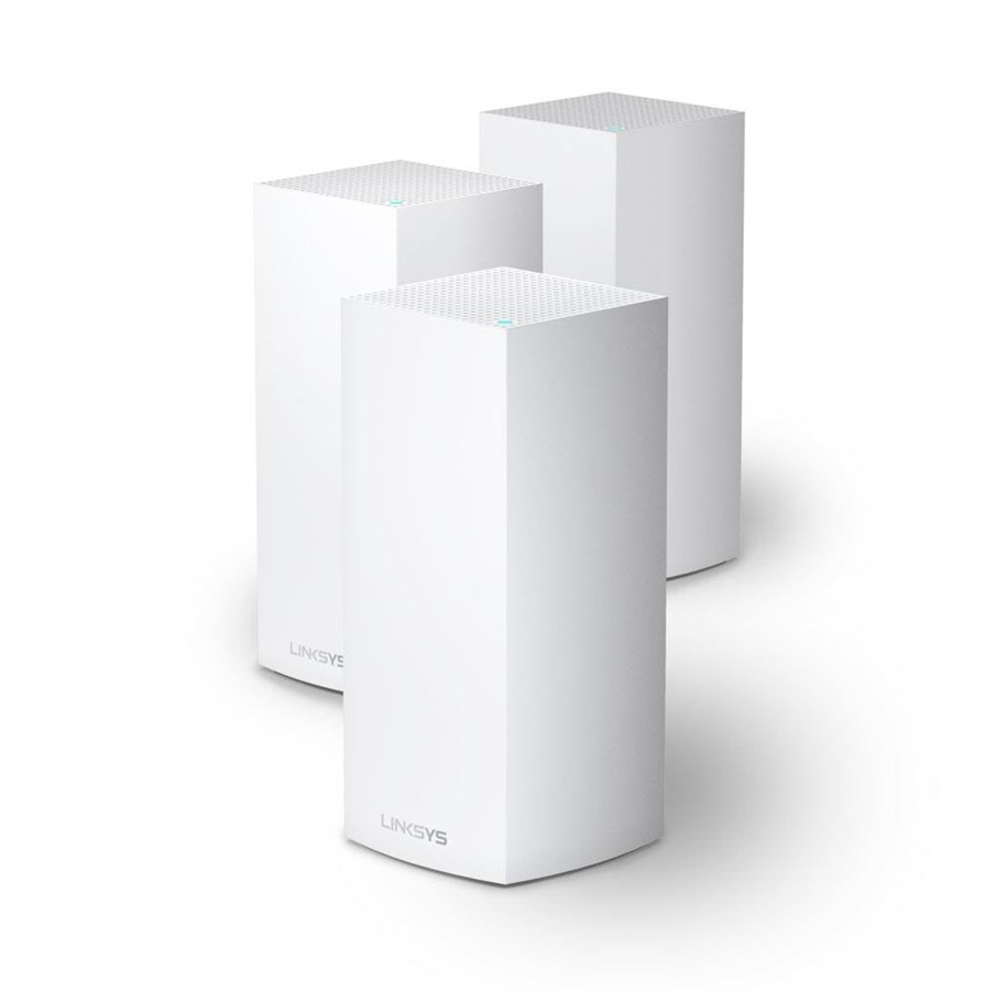 Nätverk - Router - Linksys MX12600 Velop Whole Home Intelligent Mesh WiFi 6 (AX4200) System Tri-Band (3-Pack) - Mesh router Wi-Fi 6 - MX12600-EU