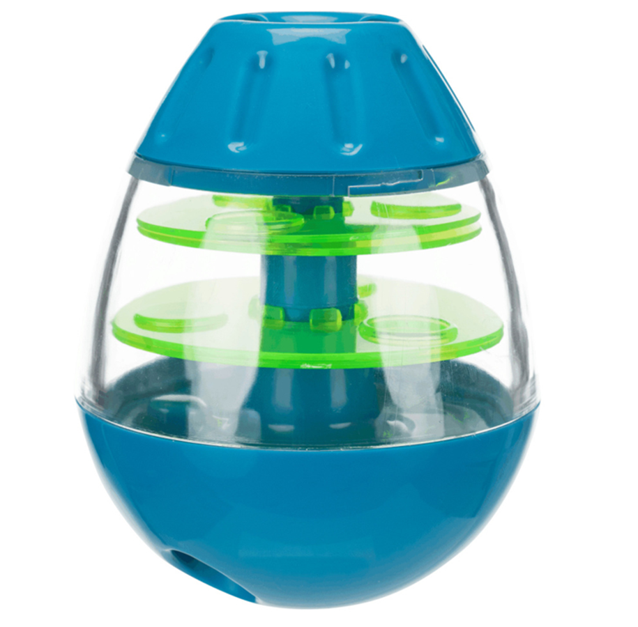 Hundar - Trixie  Roly Poly Snack Egg Blue 13cm - 2855-uniw