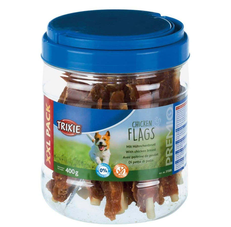 Hundar - Trixie Premio Chicken Flags 400 g - TX-31588