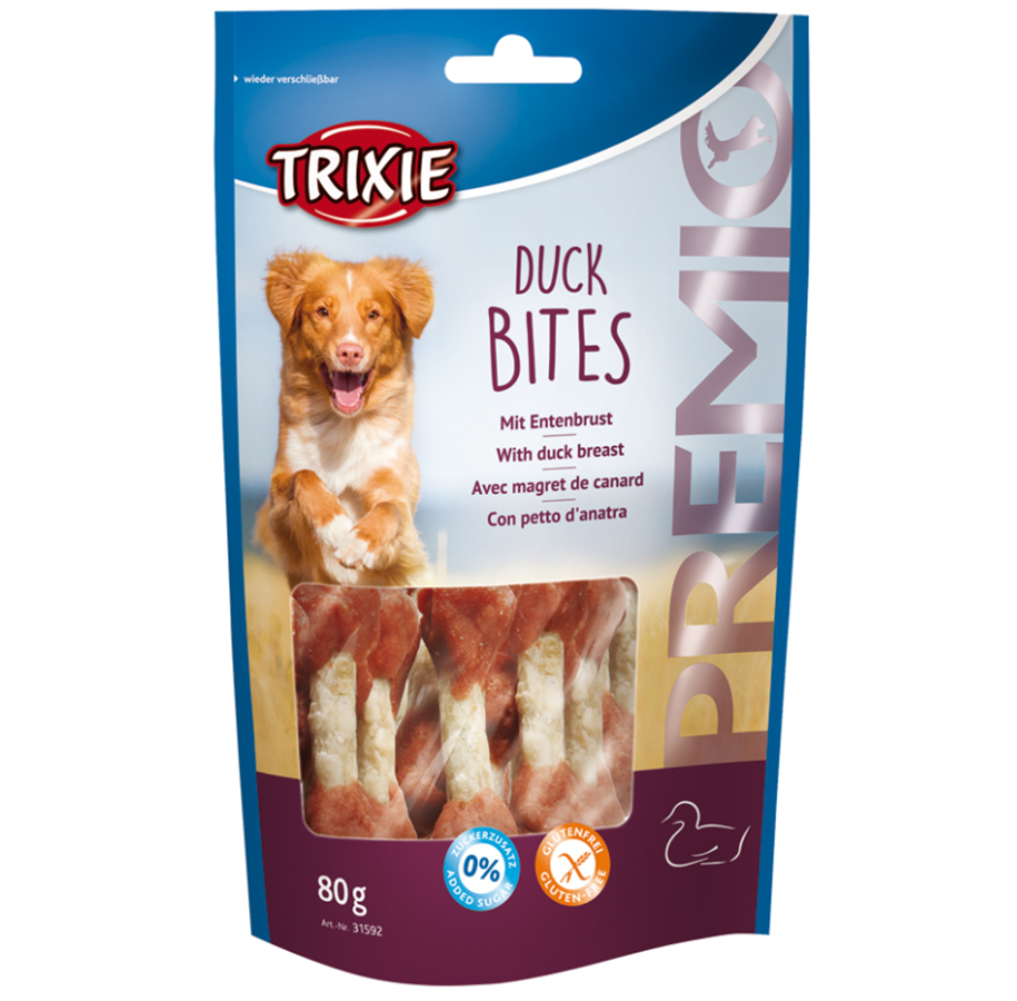 Hundar - Trixie Premio Duck Bites 80g - TX-31592