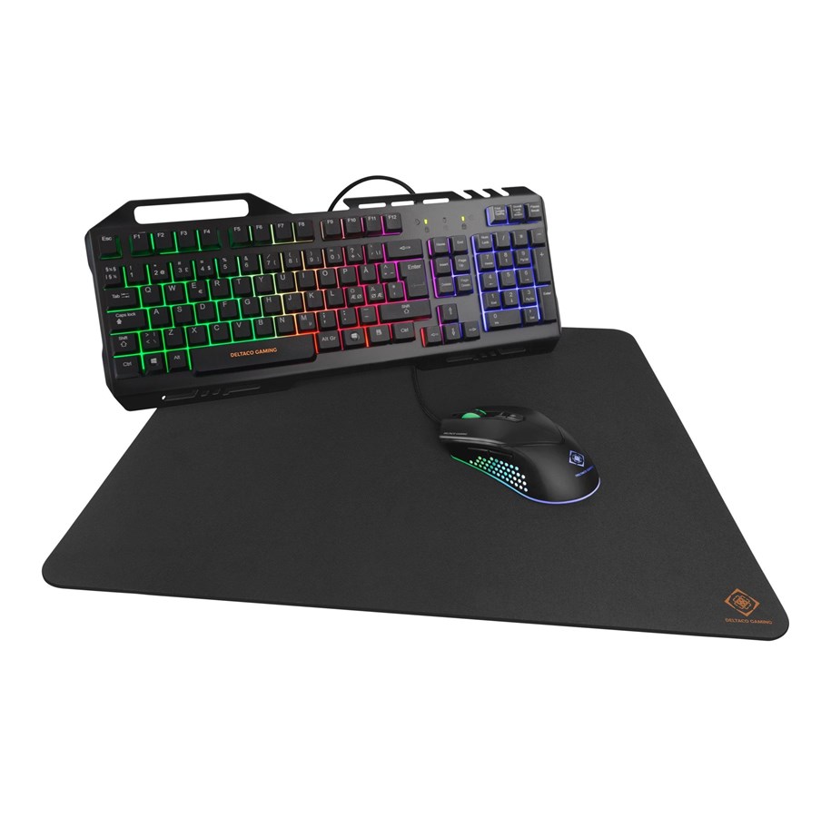 Tangentbord - Deltaco GAMING - Gaming Tangentbord - Nordisk - Svart - GAM-113