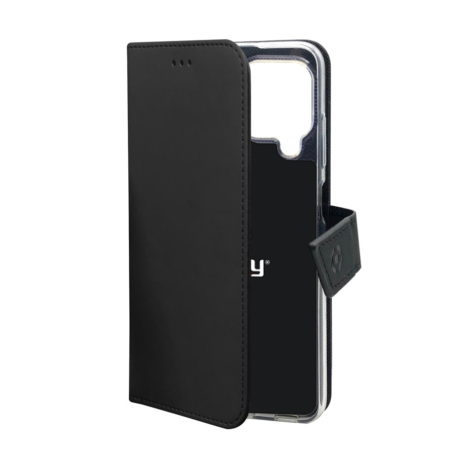 Mobile - Covers & Cases - CELLY Samsung Galaxy A12 Wally - Black - WALLY945