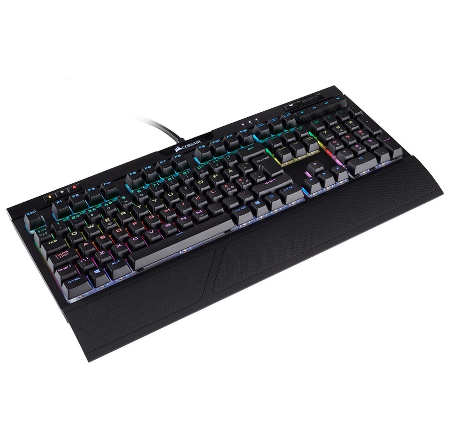 Tangentbord - Corsair Strafe RGB MK.2 - Cherry MX Red - ND - Gaming Tangentbord - Nordisk - Svart - CH-9104110-ND