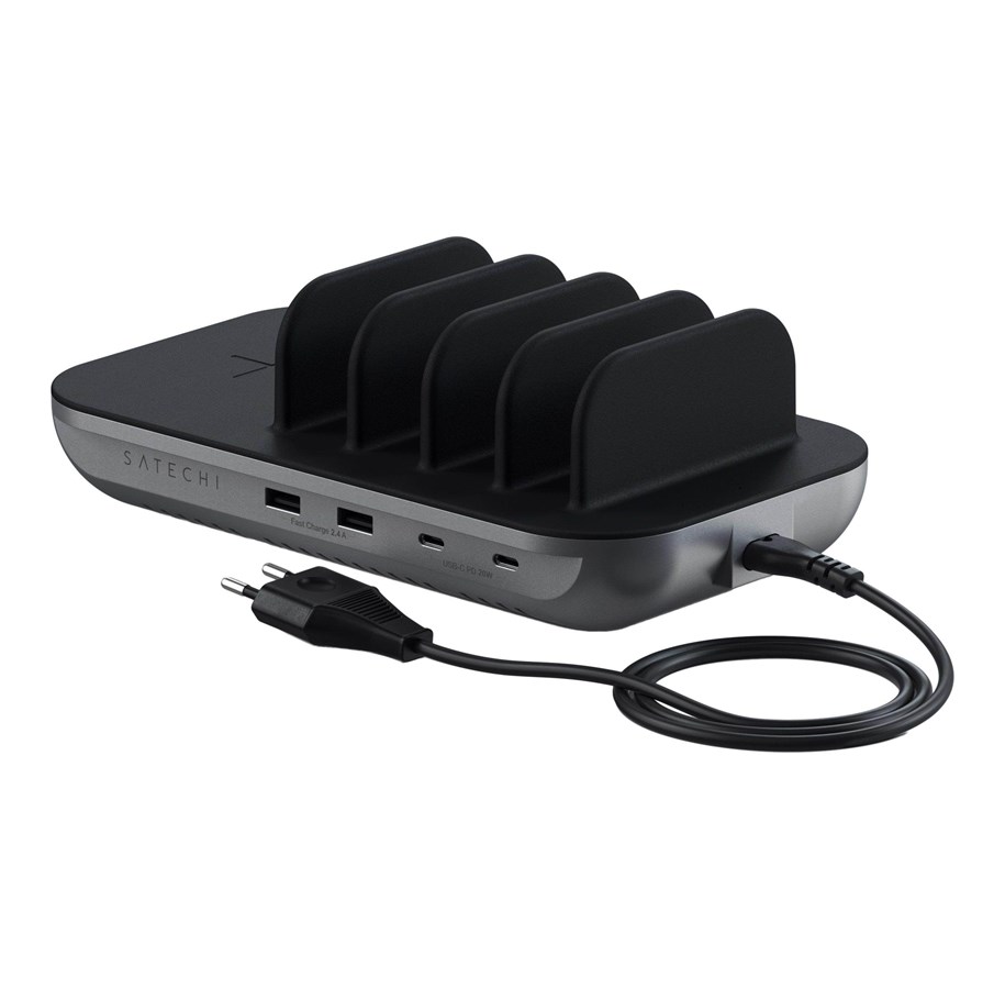 Tablet - Adapters & Chargers - Satechi Dock5 Multi-Device Charging Station - ST-WCS5PM-EU