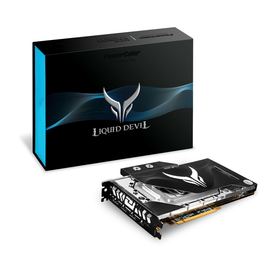 Grafikkort - PowerColor Radeon RX 6800 XT Liquid Devil - 16GB GDDR6 RAM - Grafikkort - AXRX 6800XT 16GBD6-W2DHC/OC