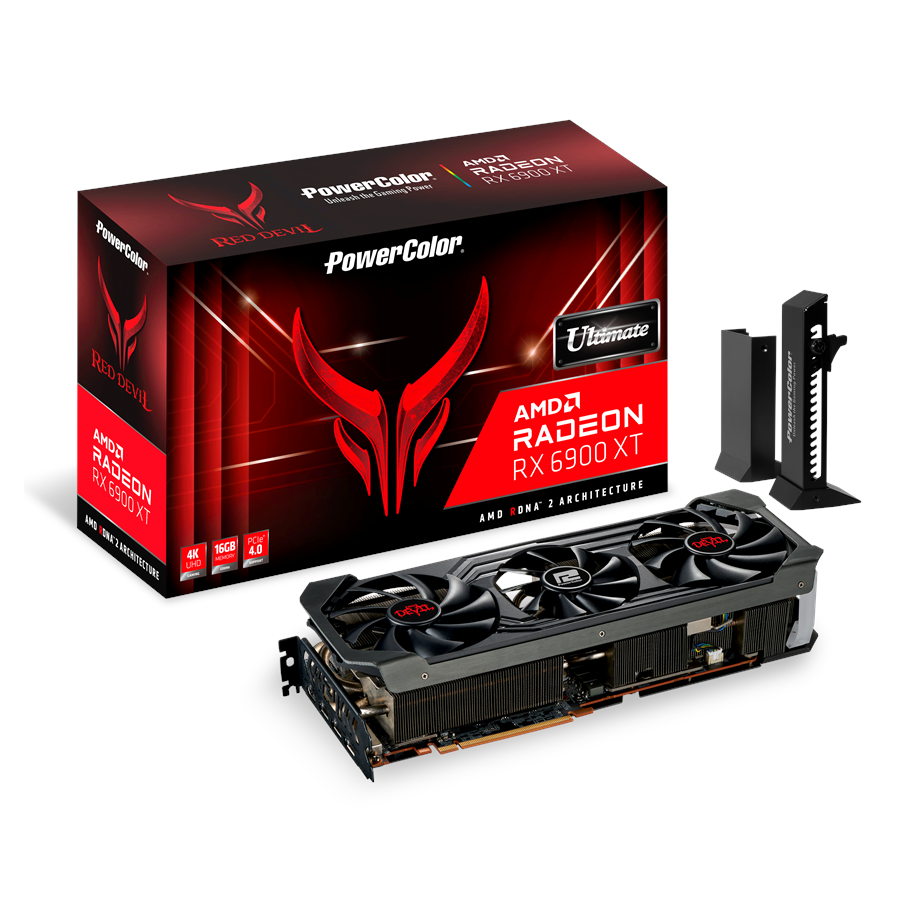 Grafikkort - PowerColor Radeon RX 6900 XT Red Devil - 16GB GDDR6 RAM - Grafikkort - AXRX 6900XTU 16GBD6-3DHE/OC