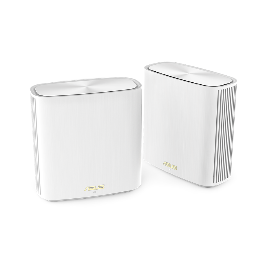 Nätverk - Router - ASUS ZenWiFi AX XD6 White (2-pack) - Mesh router Wi-Fi 6 - 90IG06F0-MO3R40