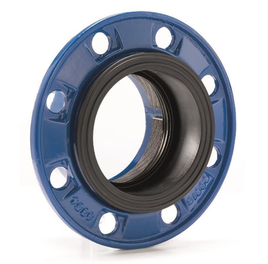 Produkter för vattenförsörjning - Avk combi-flange for pe- and pvc pipes pn 10/16 dn100 mm ø110 mm - 05110601600