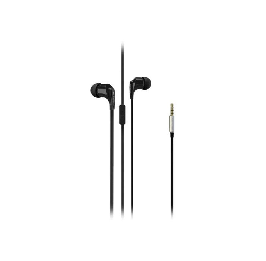 Hörlurar / Headset - Vivanco Plugin Stereo Smartphone Headset, Svart - 36483
