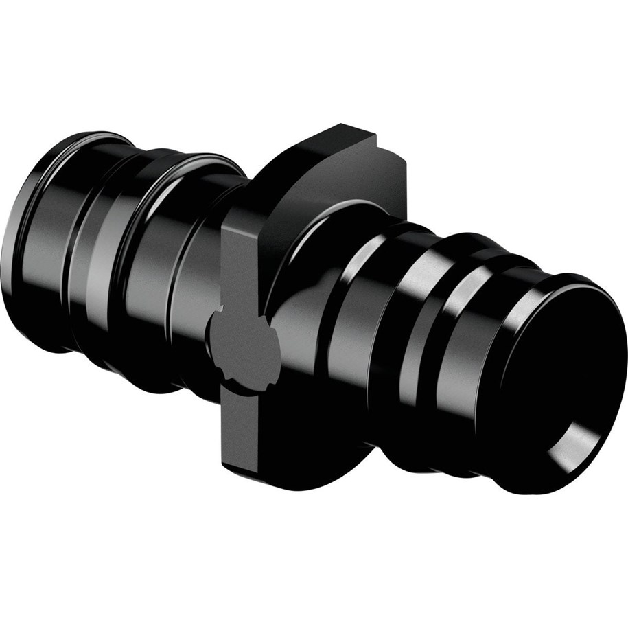 PEX-system - Uponor q&e coupling ppsu black 20 mm - 1008932