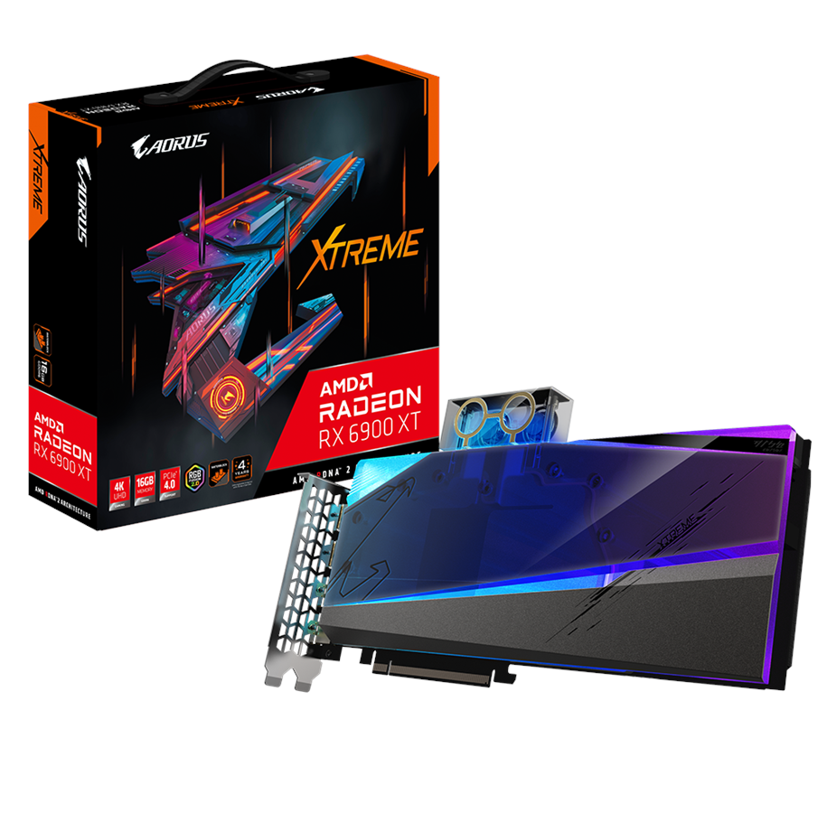 Grafikkort - GIGABYTE Radeon RX 6900 XT Ultimate Xtreme WaterForce WB - 16GB GDDR6 RAM - Grafikkort - GV-R69XTAORUSX WB-16GD