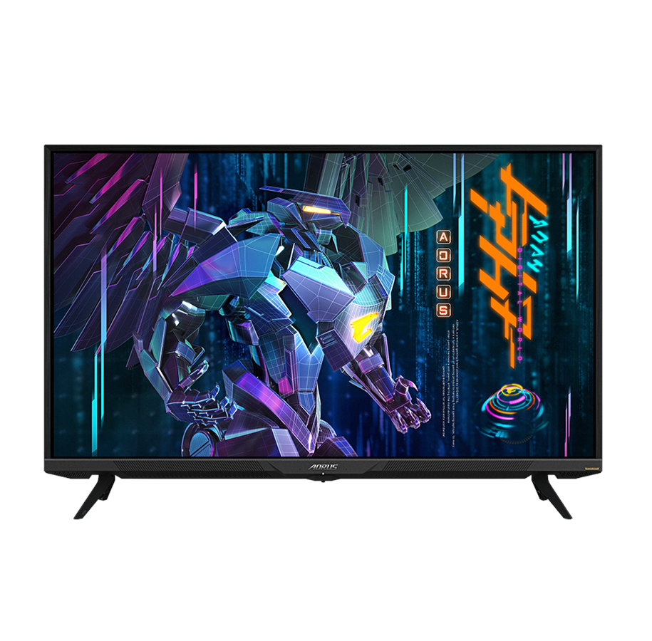 Skärm - 43" GIGABYTE AORUS FV43U - 3840x2160 (4K / UHD) - 144Hz - VA (Quantum Dot) - 2x 12W Speakers - AORUS FV43U