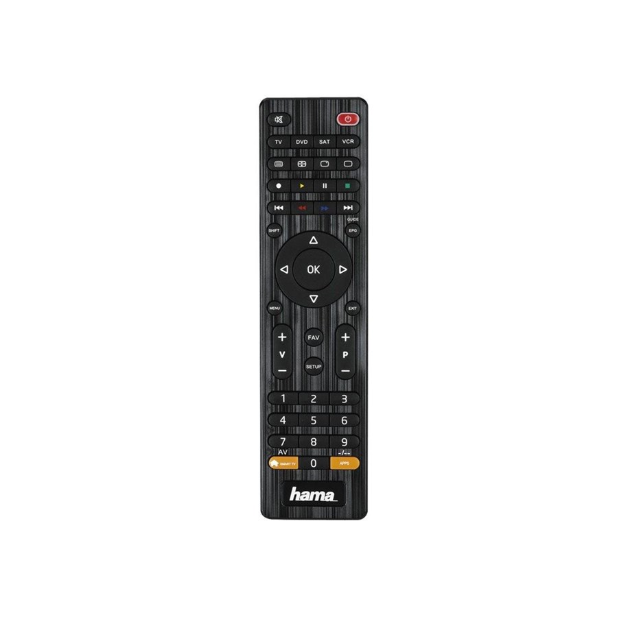 Fjärrkontroll - Hama 4in1 universal remote control - black - 12306