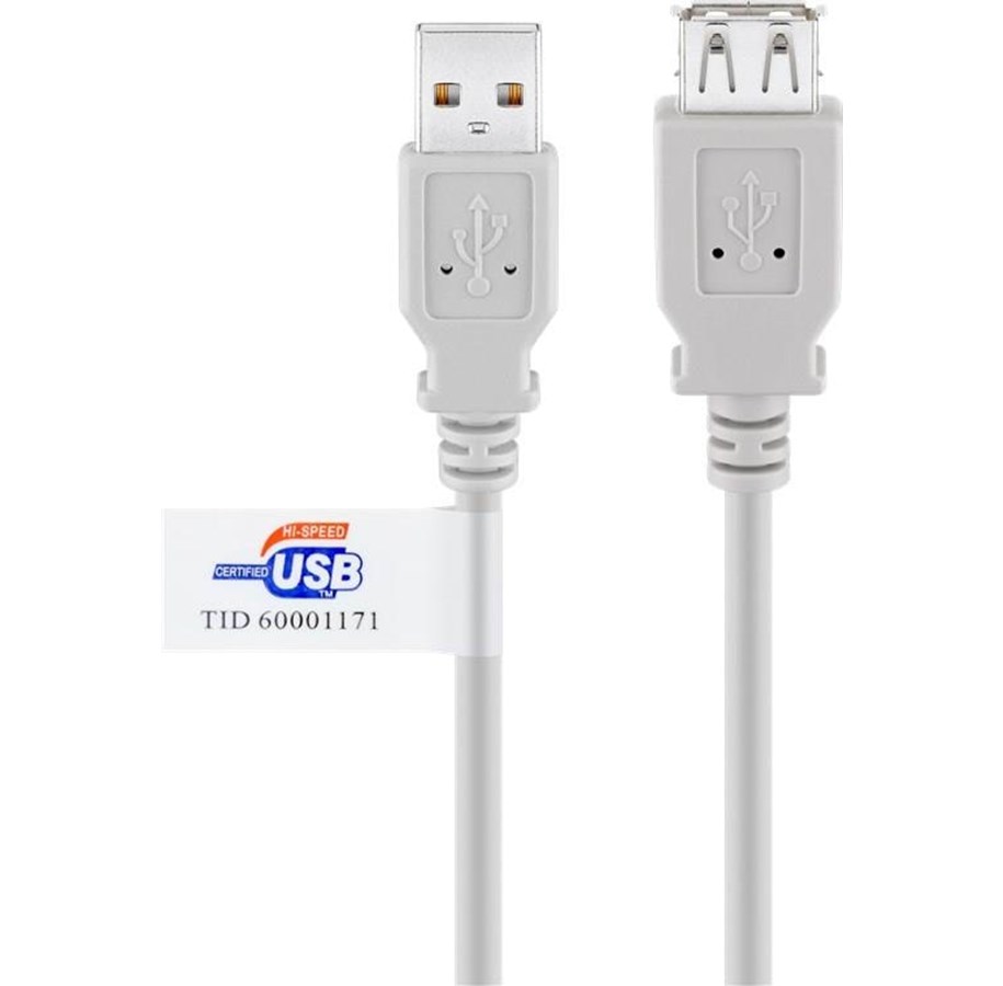 Nätverkskabel - Pro USB 2.0 Hi-Speed extension cable with USB certific - 4040849699153