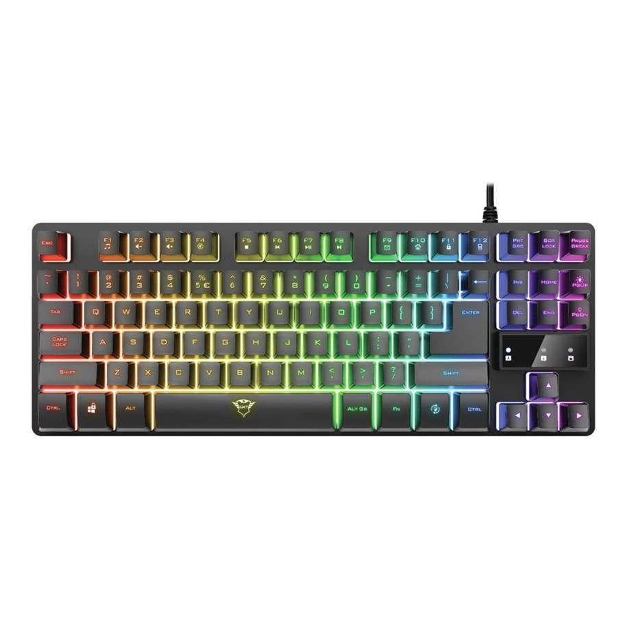 Tangentbord - Trust Gaming GXT 833 Thado TKL - Gaming Tangentbord - Nordisk - Svart - 24289