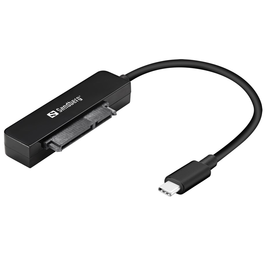 Hårddisk, tillbehör - Sandberg USB-C to 2.5" SATA Adapter - 136-37