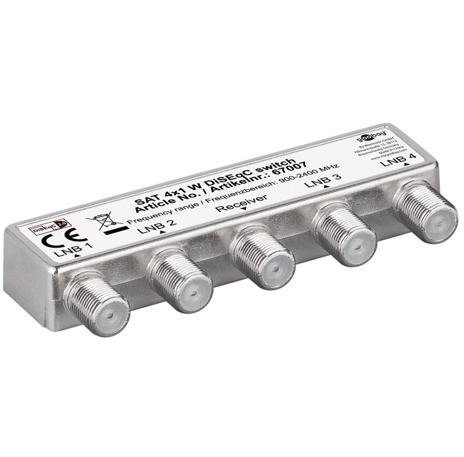 Antennkabel - Pro DiSEqC Switch 4x1 - 4040849670077