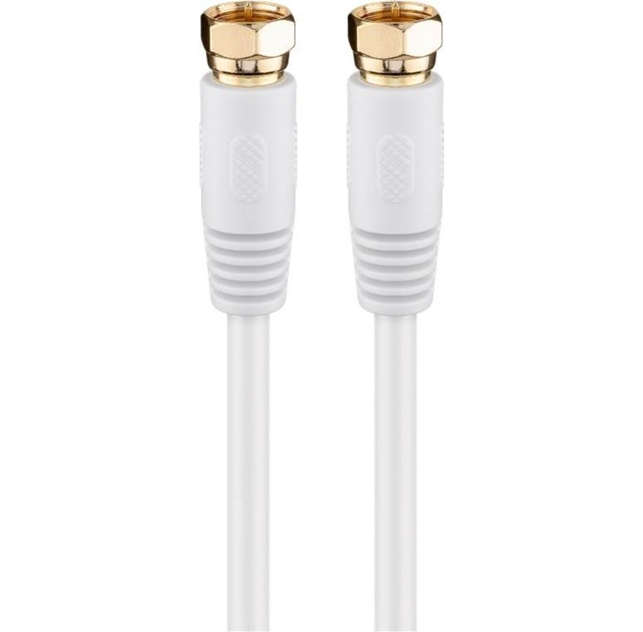 Antennkabel - Pro SAT antenna cable (80 dB) 2x shielded 2.5m - 4040849372919