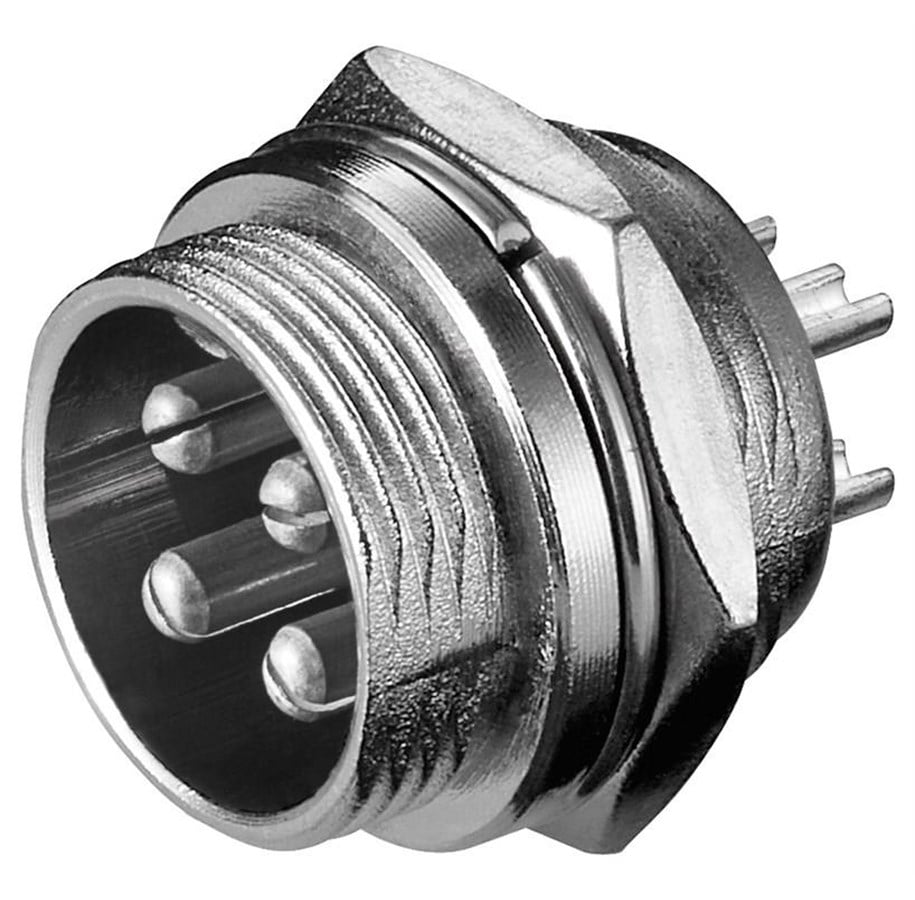 Ljudkabel - Pro Microphone chassis plug 4 Pin - 4040849112324