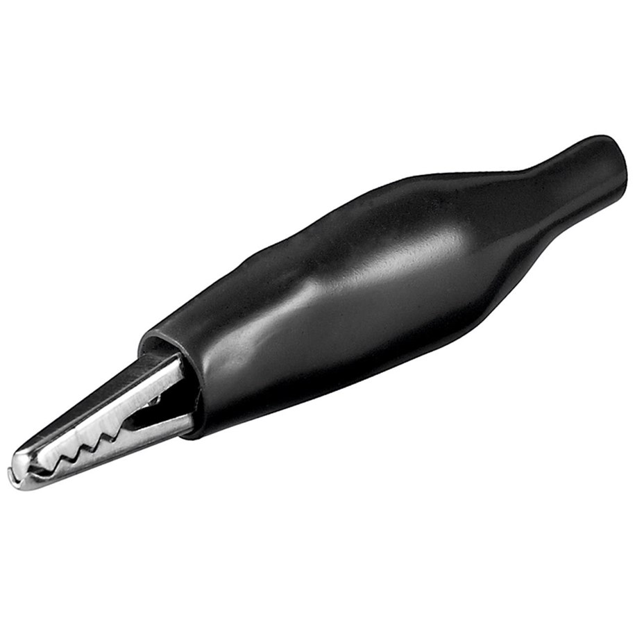 Kablar och ledningar - Pro Alligator clip black - 4040849114182