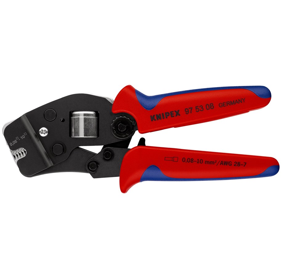 Handverktyg  - KNIPEX Självinställande presstänger för ändhylsor, med frontinföring - 97 53 08 SB