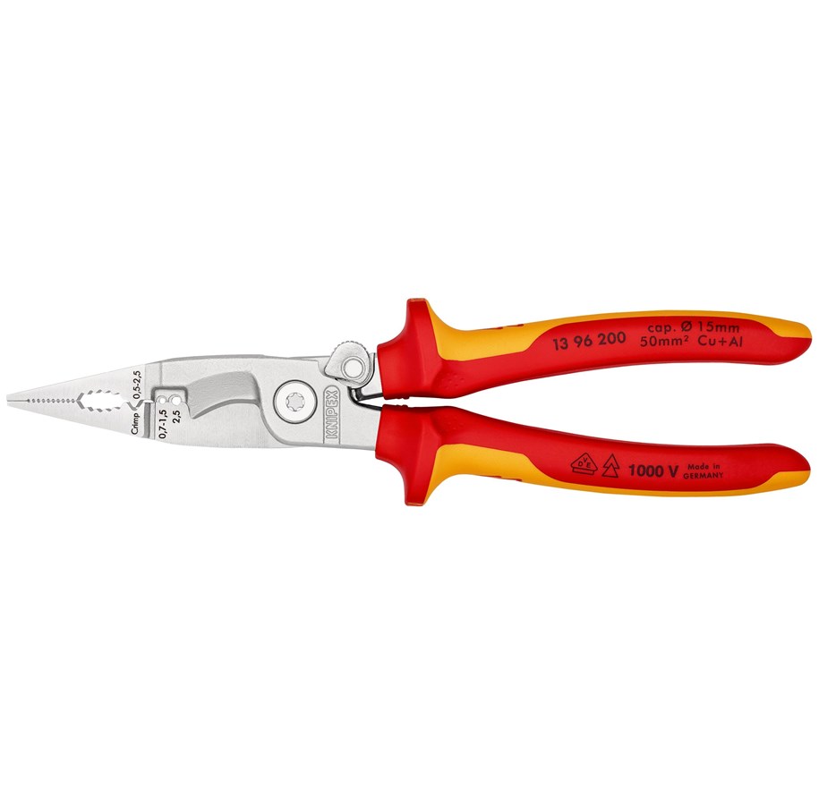 Verktyg - KNIPEX elinstallationstänger - 13 96 200 SB
