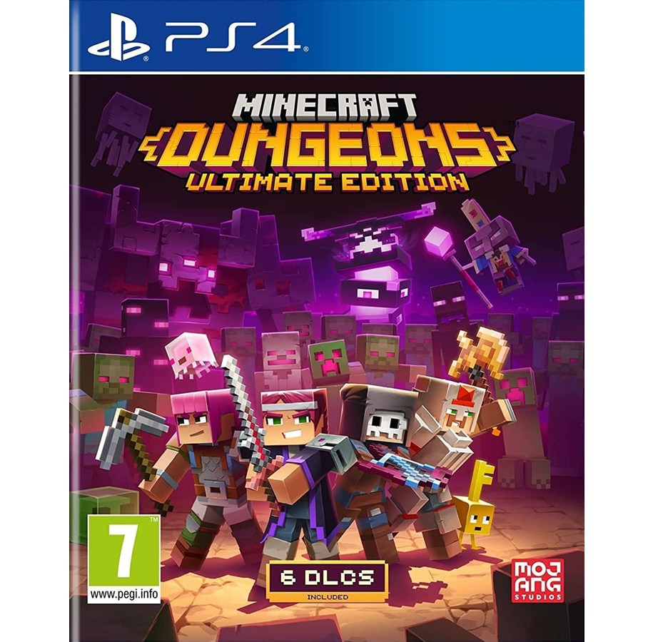 Spel - Minecraft Dungeons: Ultimate Edition - Sony PlayStation 4 - RPG - 5060760884796