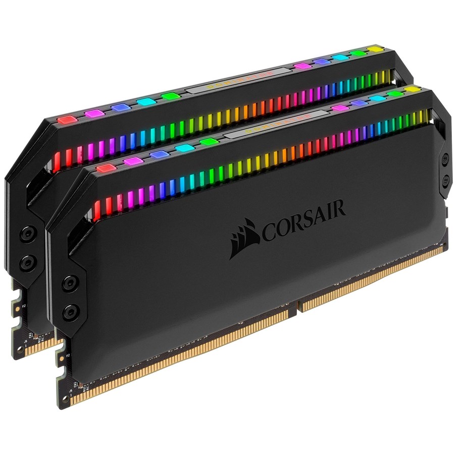 RAM - Corsair Dominator Platinum RGB (AMD edition) DDR4-3600 - 32GB - CL14 - Dual Channel (2 pcs) - Intel XMP - Svart med RGB - CMT32GX4M2Z3600C14