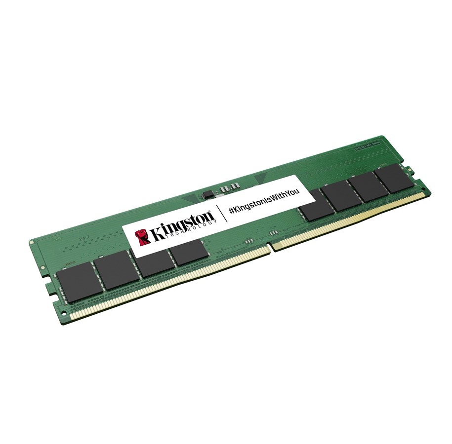 RAM - Kingston ValueRAM DDR5-4800 - 16GB - CL40 - Single Channel (1 pcs) - Grön - KVR48U40BS8-16