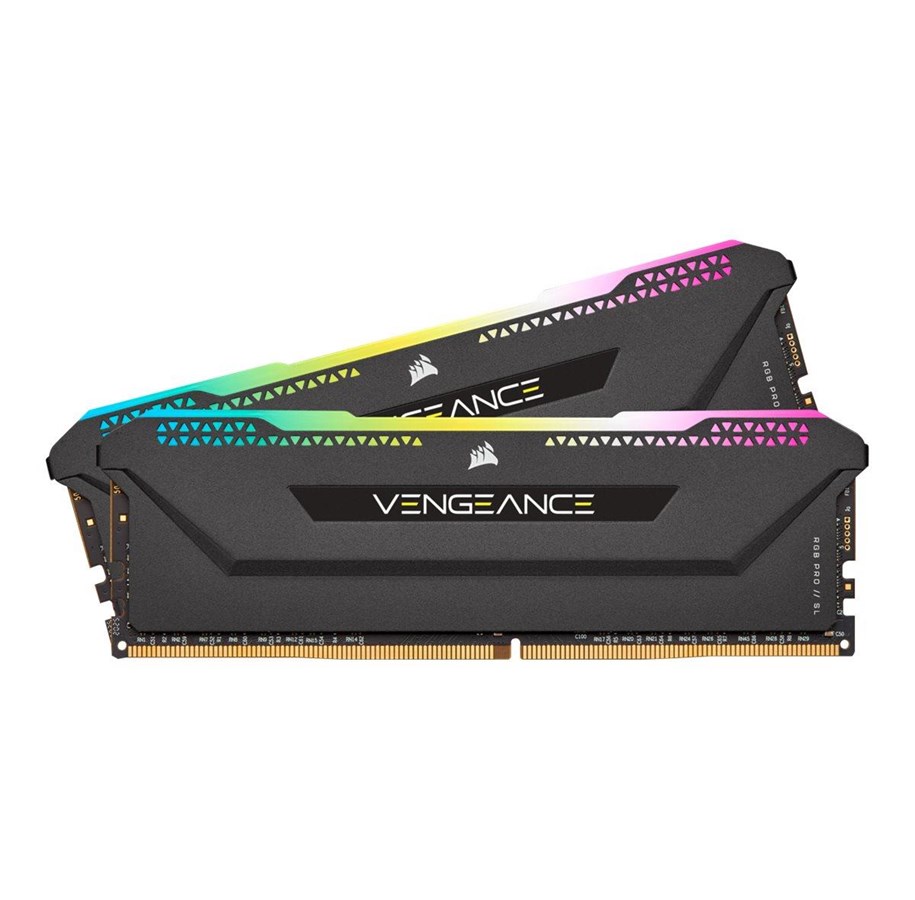 RAM - Corsair Vengeance RGB PRO SL DDR4-4000 - 16GB - CL18 - Dual Channel (2 pcs) - AMD Optimized - Svart med RGB - CMH16GX4M2Z4000C18