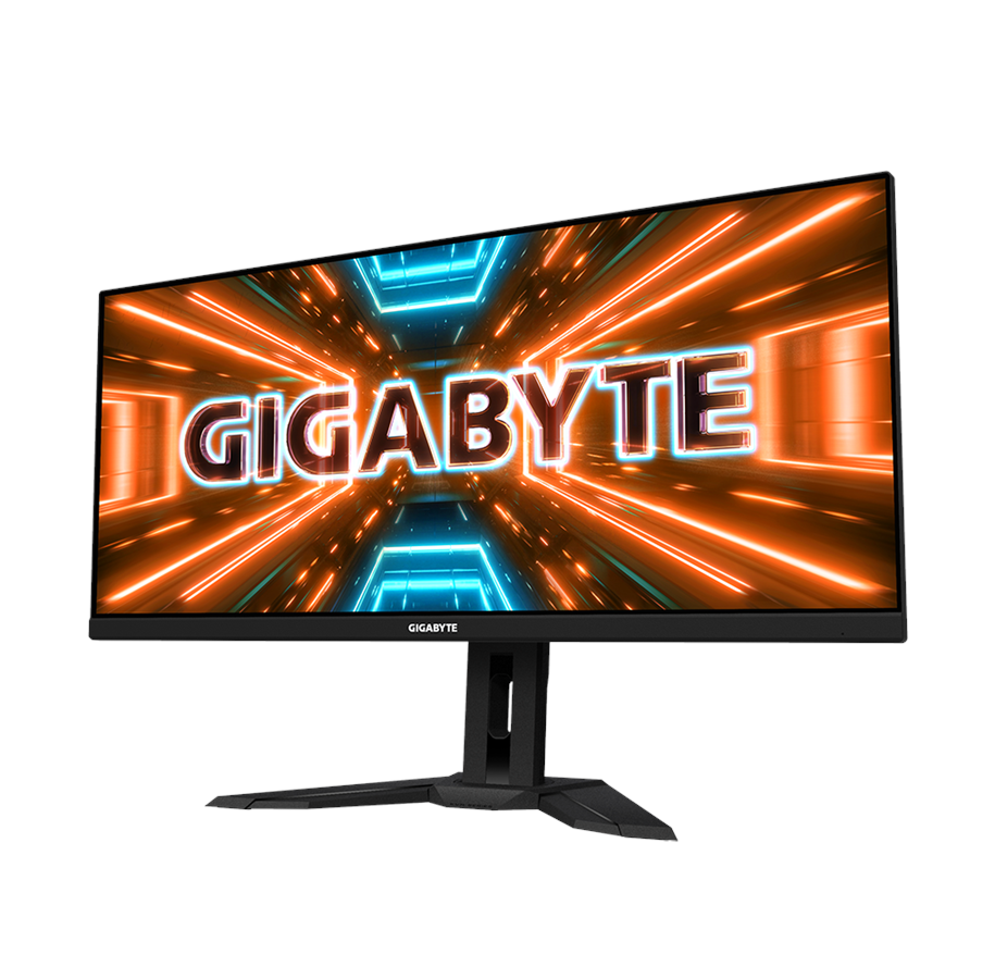 Skärm - 34" GIGABYTE M34WQ - 3440x1440 (WQHD) - 144Hz - IPS - 2x 3W Speakers - M34WQ