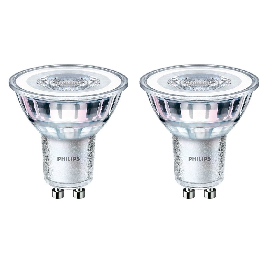 Glödlampor - Philips LED-glödlampa SceneSwitch Spot 4.8W/822-827 (50W) 36° 2-pack GU10 - 929002981818