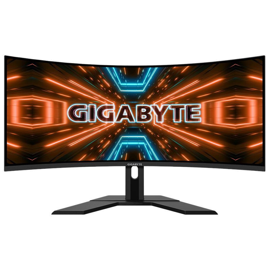 Skärm - 34" GIGABYTE G34WQC A - 3440x1440 (WQHD) - 144Hz - VA - Curved - 2x 2W Speakers - G34WQC A