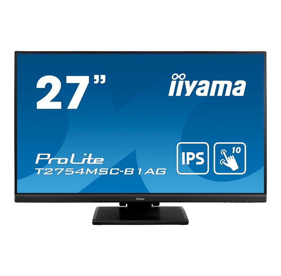 Skärm - 27" iiyama T2754MSC-B1AG - 1920x1080 (FHD) - 60Hz - IPS - T2754MSC-B1AG