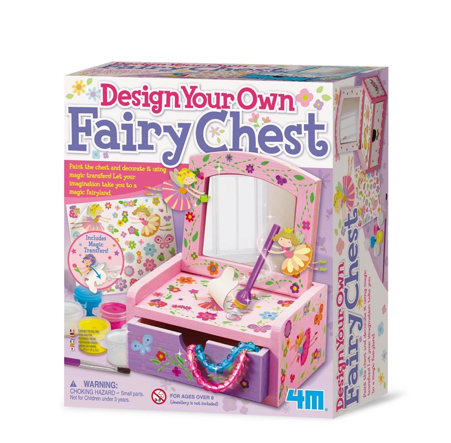 
Lärande &amp; Utbildning - 4M Design your own fairy chest - 4M-02738