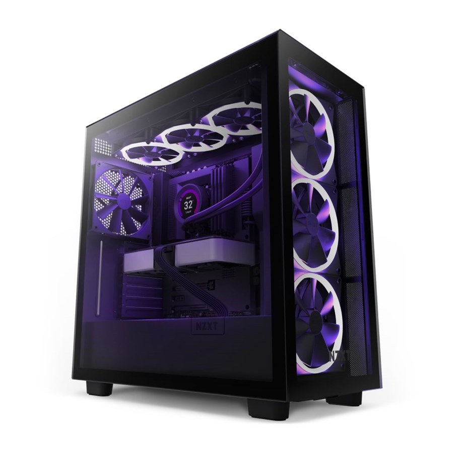 Chassi - NZXT H7 Elite Matte Black - Chassi - Miditower - Svart - CM-H71EB-01