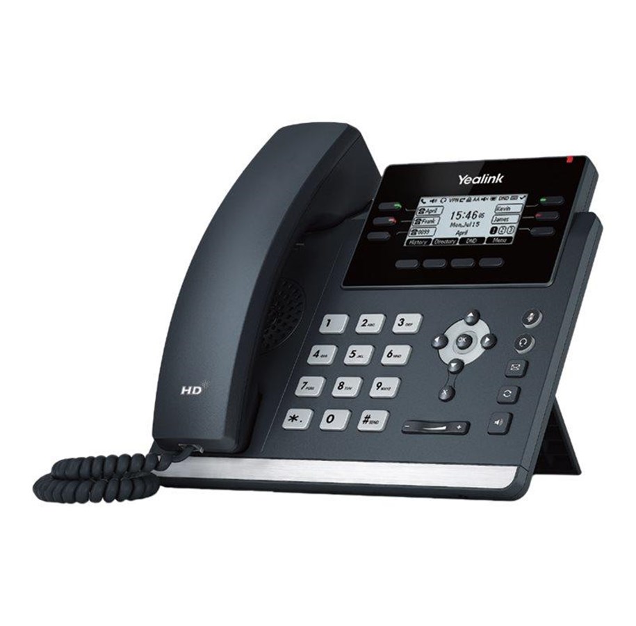Fast telefon - Yealink SIP-T42U - VoIP phone with caller ID - 5-way call capability - SIP-T42U
