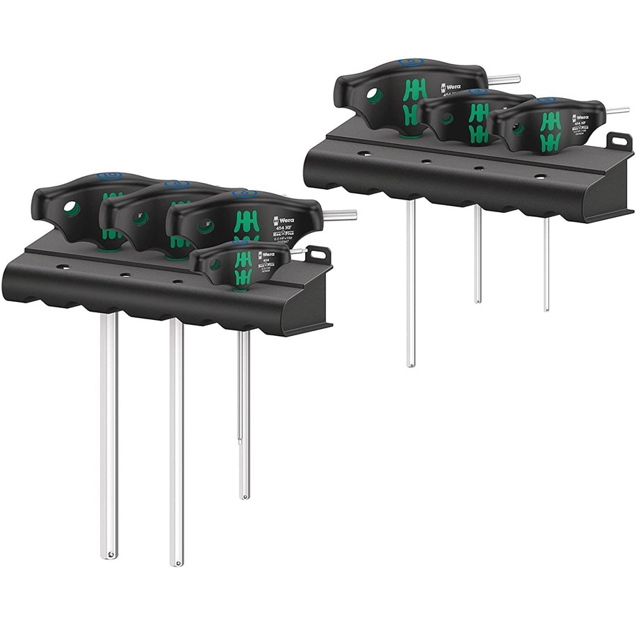 Handverktyg  - Wera 454/7 HF Set 1 screwdriver set T-handle screwdrivers Hex-Plus with holding function 7 pieces - 05023450001