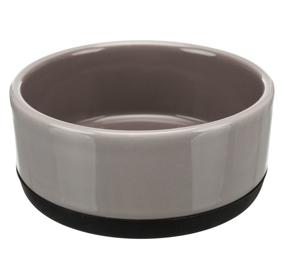 Hundar - Trixie Ceramic Bowl Non-Slip Rubber Ring 400ml 12cm - TX24360