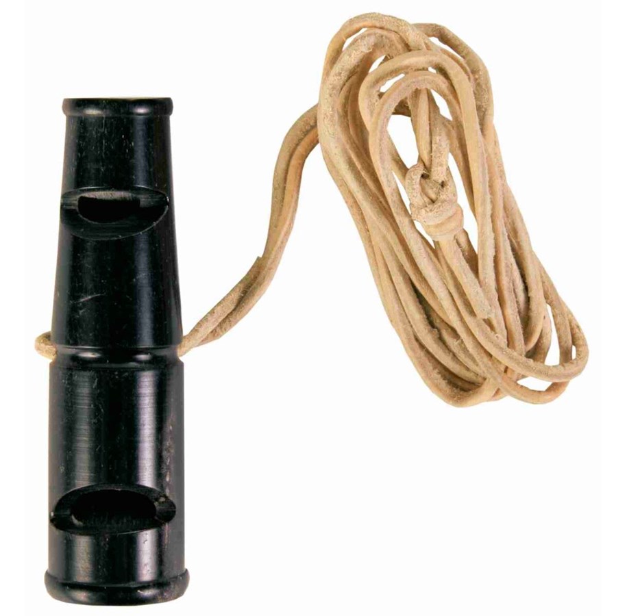 Hundar - Trixie Dubbeltonig hundvisselpipa av buffelhorn 6cm - TX2254